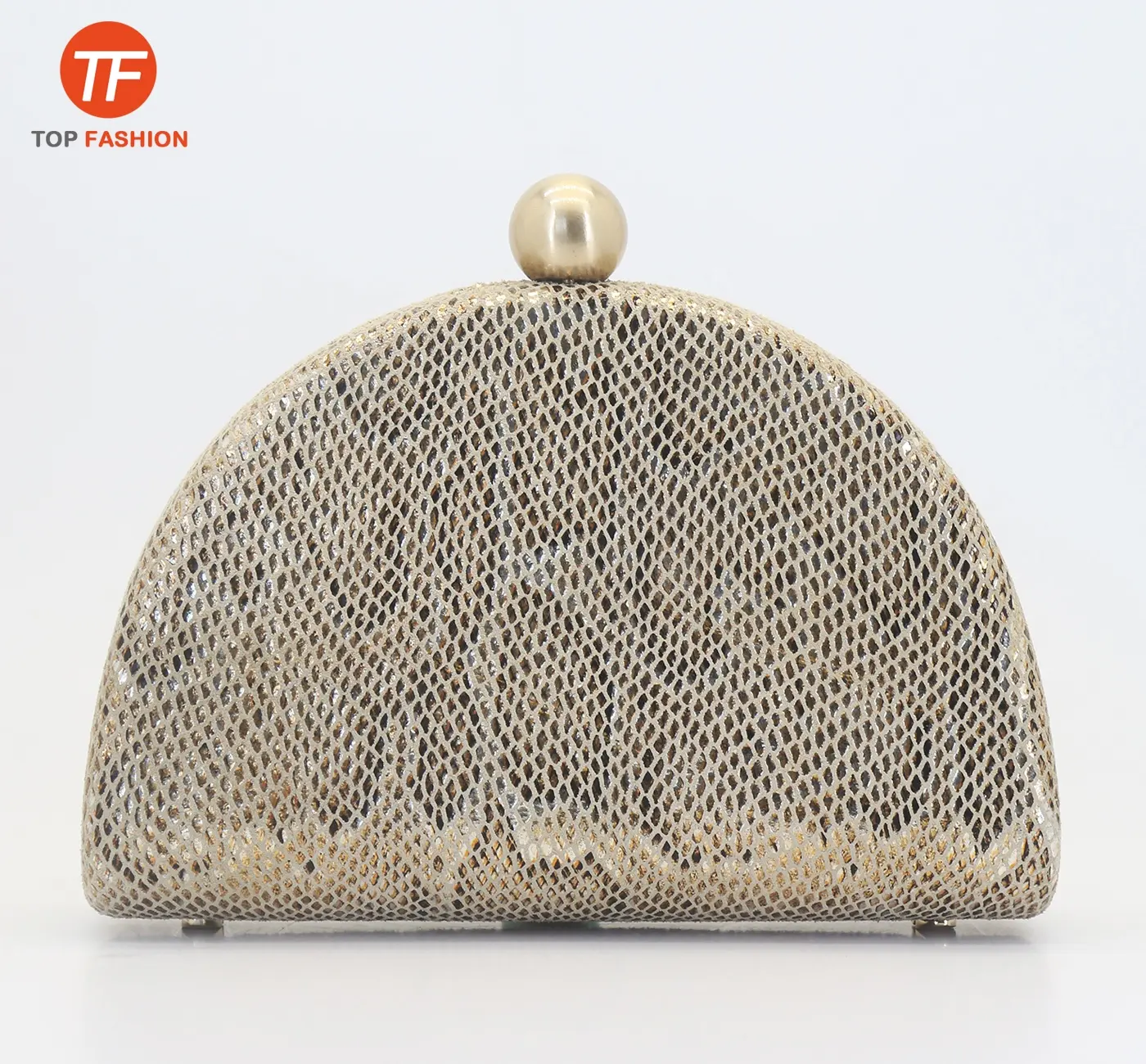 Gold Python Clutch Purse Women Evening Bag High Quality Wholesales from China Supplier