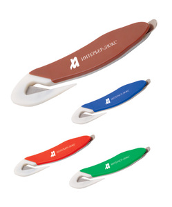 प्रीमियम ओएम कस्टम लोगो प्लास्टिक स्टेपल रिमूवर और अक्षर ओपनर - Product Image 1