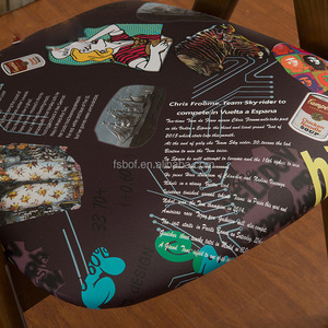 Chaises de salle à manger en bois et combinaison de table <span class=keywords><strong>ronde</strong></span> pour café, magasin, gâteau, vin, bistrot, dessert et restaurant, vente en gros - Product Image 5