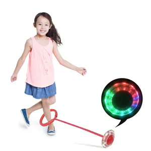 Popular Cheap Hot Selling Cheap Fitness Flash Colorful Jump Ball Ankle Skip Jump Ropes Sports Flash Ball