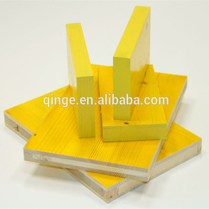 Panel de 3 capas para encofrado de construcción, color amarillo - Product Image 2