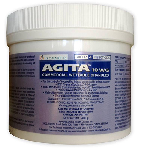 Медицинское средство для уничтожения мух 10% тиаметоксам 0.05% tricosene WDG