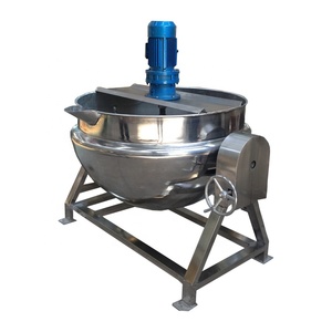 <span class=keywords><strong>Marmite</strong></span> à vapeur électrique à double enveloppe en acier inoxydable avec mélangeur automatique 380V, compatible <span class=keywords><strong>induction</strong></span>, <span class=keywords><strong>pour</strong></span> cuisine commerciale - Product Image 2