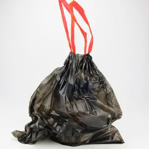 13加仑可生物降解拉绳垃圾袋可生物降解垃圾袋塑料垃圾袋