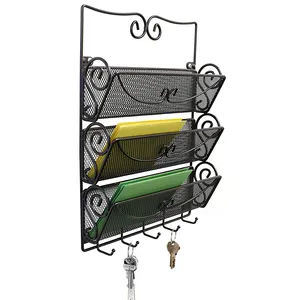 Письмо коробка хранения держатель Подставка для ключей настенный почтовый держатель для ключей настенный кронштейн для телевизора 3 яруса кружевных письмо стеллаж Органайзер