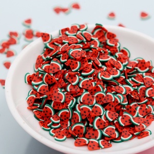 1Kg/Tas 5 MM Irisan Buah-buahan Tanah Liat Polimer Buah Potong Taburan untuk Slime Kuku Seni dan Kerajinan - Product Image 3