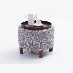 Todo tipo de disimilitud de madera redonda sofá de almacenamiento <span class=keywords><strong>mesa</strong></span> <span class=keywords><strong>lateral</strong></span> - Product Image 6