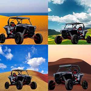 Multicolore DOT Certification LED Phare <span class=keywords><strong>Halo</strong></span> LED Kit <span class=keywords><strong>Complet</strong></span> Ange Lumière pour Polaris RZR 1000 - Product Image 6