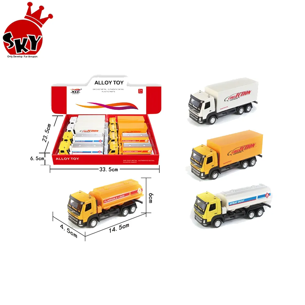 !2019 1/50 diecast container truck model container truck with scale die cast truck model