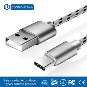 Ricarica veloce 5 <span class=keywords><strong>v</strong></span> 2.4a nylon intrecciato USB-<span class=keywords><strong>C</strong></span> dispositivi di ricarica cavo di sincronizzazione per smartphone - Product Image 4