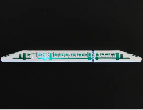 Bolígrafo De Bola de luz led intermitente, forma de tren especial