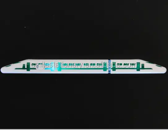 특별한 기차 모양 깜박이는 led 빛 볼 펜