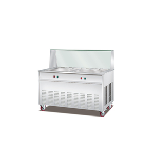 Uso comercial de hielo crema rollos máquina de Tailandia Fry rollos máquina de helados de Pan frito máquina de helados rollos - Product Image 1