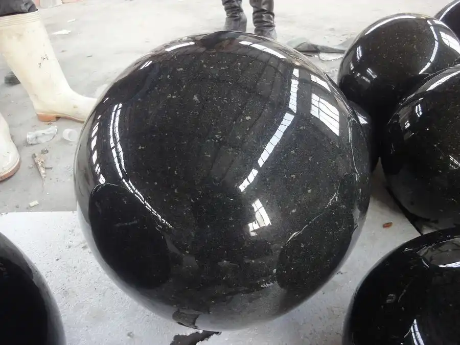 Bola de piedra de granito pulido, esfera