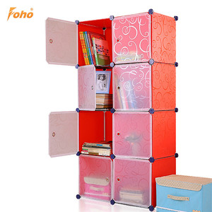 Armoire de rangement en <span class=keywords><strong>plastique</strong></span> à 8 cubes, largement utilisée à la maison - Product Image 4
