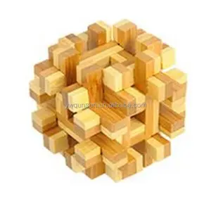 3D imagic puzzle small toy bamboo kids games