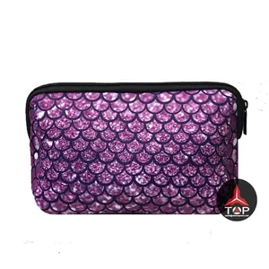 New arrival stylish waterproof Mermaid neoprene cosmetic bags cases