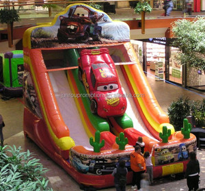 Fast delivery giant inflatable car type slide, inflatable slides in stock SL-33