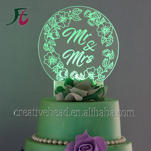Decorazione per eventi e articoli per feste e eventi e forniture per feste tipo matrimonio Led Toppers per sposi - Product Image 3