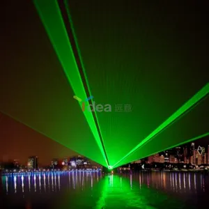 Luz do laser do céu verde ao ar livre 20w 30w com peças, dmx ilda