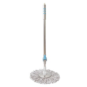 <span class=keywords><strong>Palo</strong></span> de mango telescópico de acero inoxidable de fácil uso, barra de <span class=keywords><strong>fregona</strong></span> giratoria 360 - Product Image 1