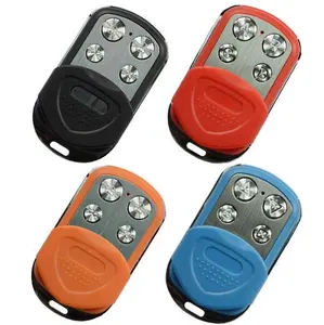 DC6-12V 4 Buttons Metal Learning Code Fixed Code RF Remote Control For Home Automation