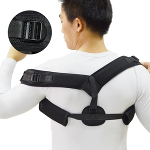 GANGSHENG 2018 negro de malla transpirable ajustable volver Corrector de postura con transpirable axila almohadillas - Product Image 1