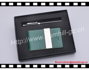 Penna personalizzata e moneyclip pelle set da regalo per uomini d'affari - Product Image 2