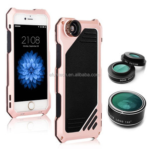 Envío de la gota caja del teléfono metal teléfono cubierta con lente <span class=keywords><strong>ojo</strong></span> de <span class=keywords><strong>pez</strong></span> para <span class=keywords><strong>iPhone</strong></span> 6 S - Product Image 4