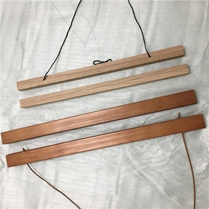 Mộc mạc bằng gỗ từ Áp phích móc áo gỗ tường treo hình ảnh hình ảnh đường ray in tác phẩm nghệ thuật khung với biểu tượng tùy chỉnh và dây đeo - Product Image 5