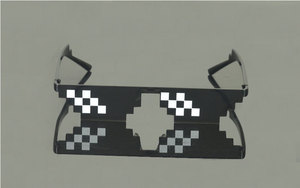 <strong>Star</strong> <strong>Glasses</strong> Deal With It Sunglasses Men Thug Life <strong>Glasses</strong> Women 2025 Hot Sell Size Polygonal 8 Bits Style Pixel With Nose Pad - Product Image 3