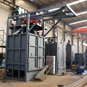 Q376 hook type abrasive blasting machine, industrial shot cleaning machine