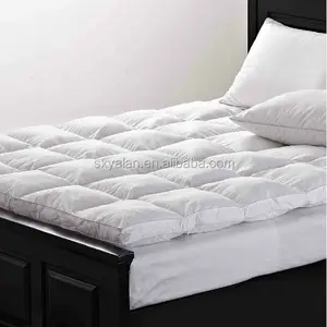 luxury down feather goose feathers mattress topper/mattress cover/mattress pad