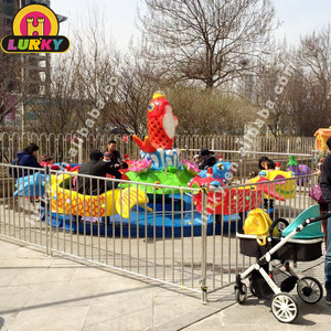 Hội Chợ Rides Cho Nước Bán Chơi Cá Carousel Kiddie Rider - Product Image 6