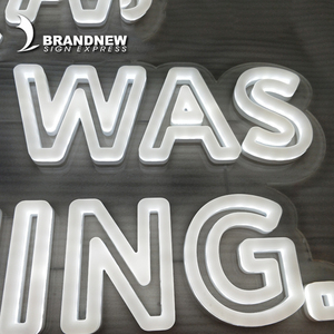 Brandnewsign Custom Wit <span class=keywords><strong>Neon</strong></span> Licht Teken Voor Gebruik Binnenshuis Decor Winkel <span class=keywords><strong>Neon</strong></span> Bord - Product Image 6