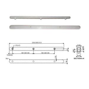 Professional Factory Wholesale <strong>Plastic</strong> 0142615 Glidelister <strong>Drawer</strong> <strong>Runner</strong> - Product Image 3