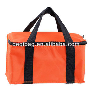 Orange Outdoor <strong>Coolbag</strong> Cooler Lunch Bag for Outing Dinner Carrier Lunchbag - Product Image 1