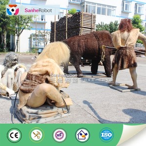 Figura de Película, Accesorios de Silicona, Rostro de Goma, Animatrónico Prehistórico, Hombre Primitivo en Venta - Product Image 3