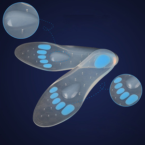 Meilleures ventes de semelles orthopédiques en gel de silicone transparent pour fasciite plantaire pour chaussures - Product Image 1