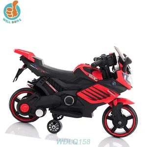 WDLQ158 מגניב מיני נטענת קטנוע, תינוק לרכב על אופנוע עם מוסיקה ואור
