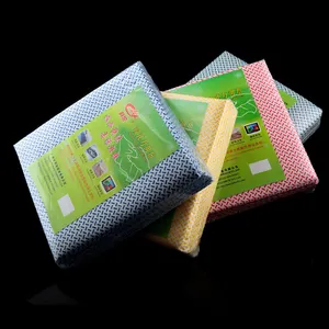 Super Absorbent Needle Punched Cleaning Wipes Eco-Friendly Polyester Household Use Glass Glasses Floors Tables Bathrooms