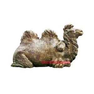 Jardín al aire libre calle paisaje decoración diseño Metal arte escultura bronce camello estatua <span class=keywords><strong>desierto</strong></span> Animal estatuilla para exterior - Product Image 3
