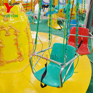 Kiddie สวนสนุกกลางแจ้ง Super Attraction ไฟฟ้าผู้ใหญ่ Flying <span class=keywords><strong>Swing</strong></span> เก้าอี้ Rides - Product Image 4