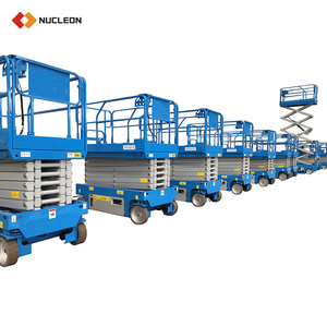 Küçük hava mobil bir adam makaslı kendinden tahrikli hava çalışma platformları hidrolik makaslı asansörler 600kg 800kg fiyat - Product Image 3