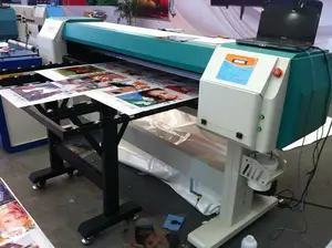 Mesin Printer Flatbed 1.8M Nonair Ramah Lingkungan