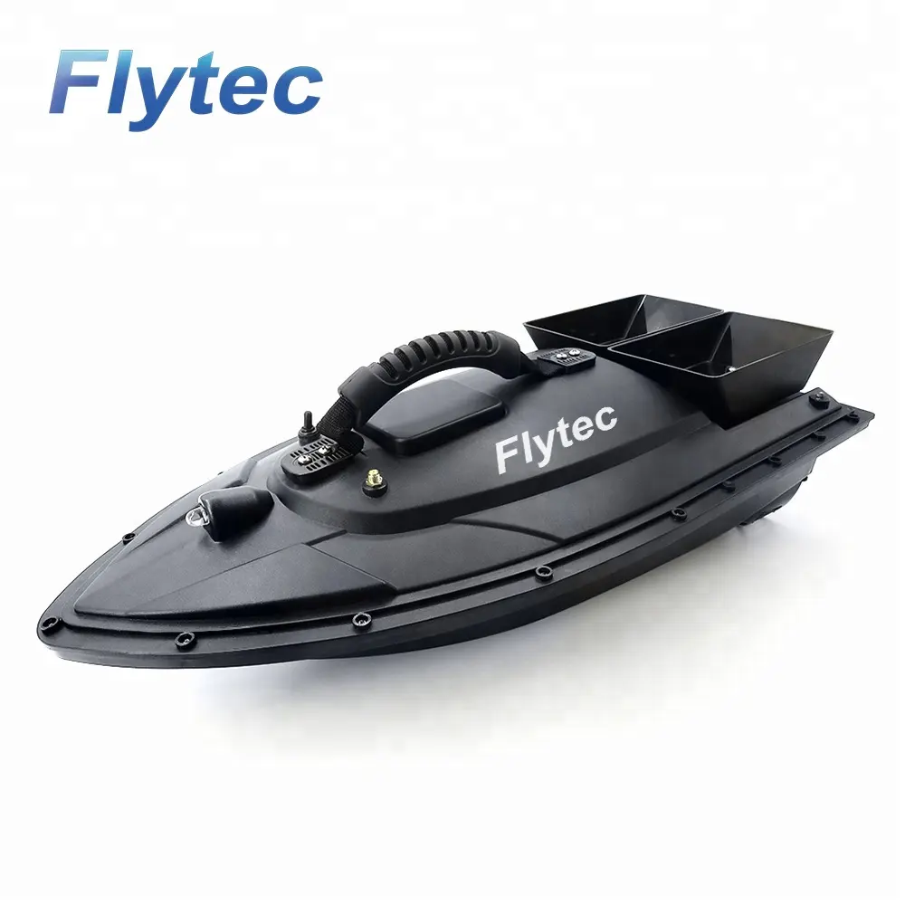 Flytec 2011-5 RC Carp Fishing Bait Boat Fish Finder 1.5kg Bait Loading 500M Remote Control Angling Fishing Tackle Boat