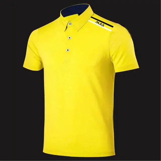 Camiseta de Golf con logotipo personalizado para hombre, fabricante chino