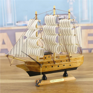 Décoration d'intérieur promotionnelle, artisanat <span class=keywords><strong>en</strong></span> <span class=keywords><strong>bois</strong></span>, modèle <span class=keywords><strong>de</strong></span> <span class=keywords><strong>bateau</strong></span> à voile <span class=keywords><strong>en</strong></span> <span class=keywords><strong>bois</strong></span> - Product Image 2