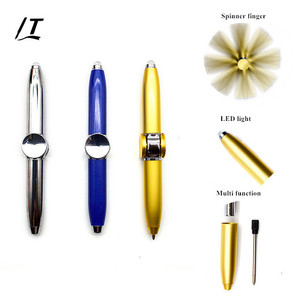 <span class=keywords><strong>Penna</strong></span> da dito a LED con Spinner in metallo a doppia testa multifunzione con <span class=keywords><strong>penna</strong></span> promozionale - Product Image 1