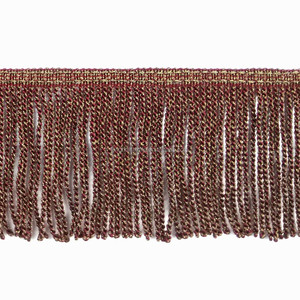 Hangzhou home textile supplier braided trim fringe trimmings